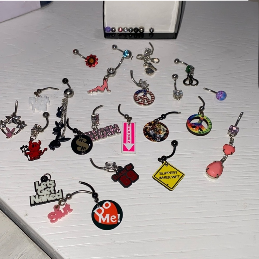 Body Candy Body Jewelry Belly Rings AS IS. - Picture 2 of 2